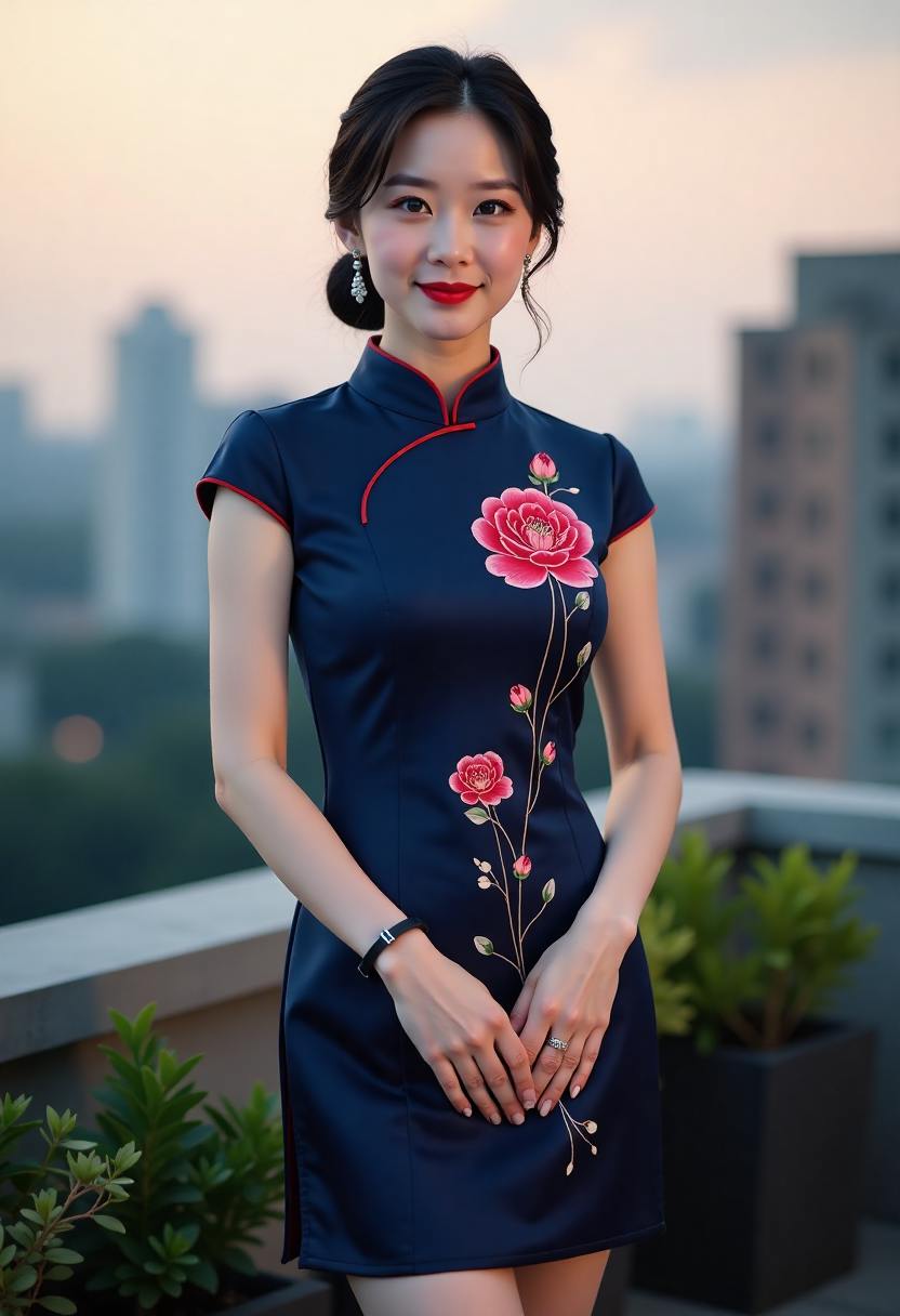 雨夜城市延时摄影